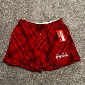 Coca-Cola Red Plaid Shorts